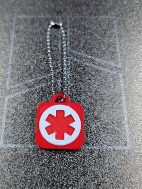 Medical Alert NFC Keychain/Bag Tag